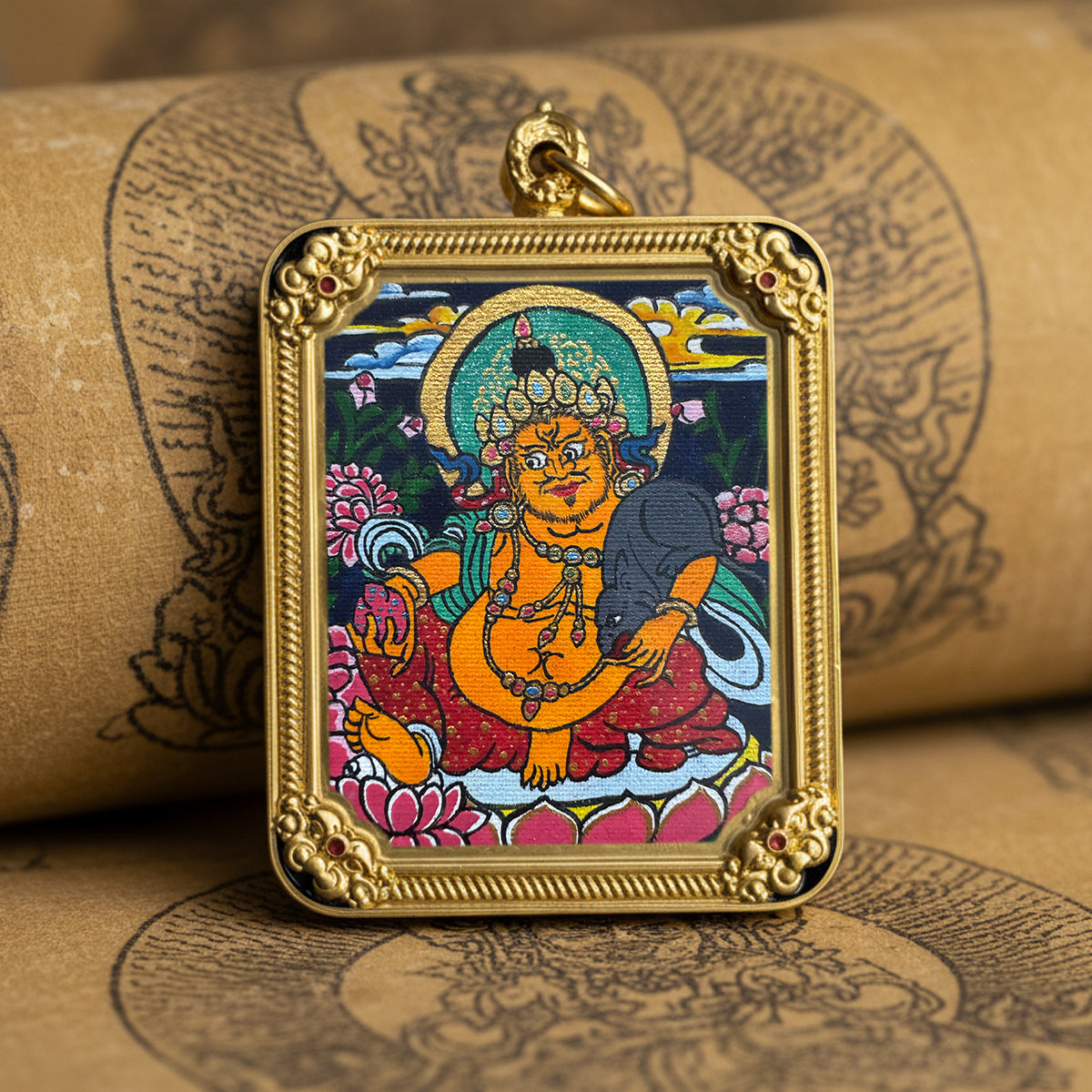 黄财神  Yellow Jambhala (Wealth God) Style 2